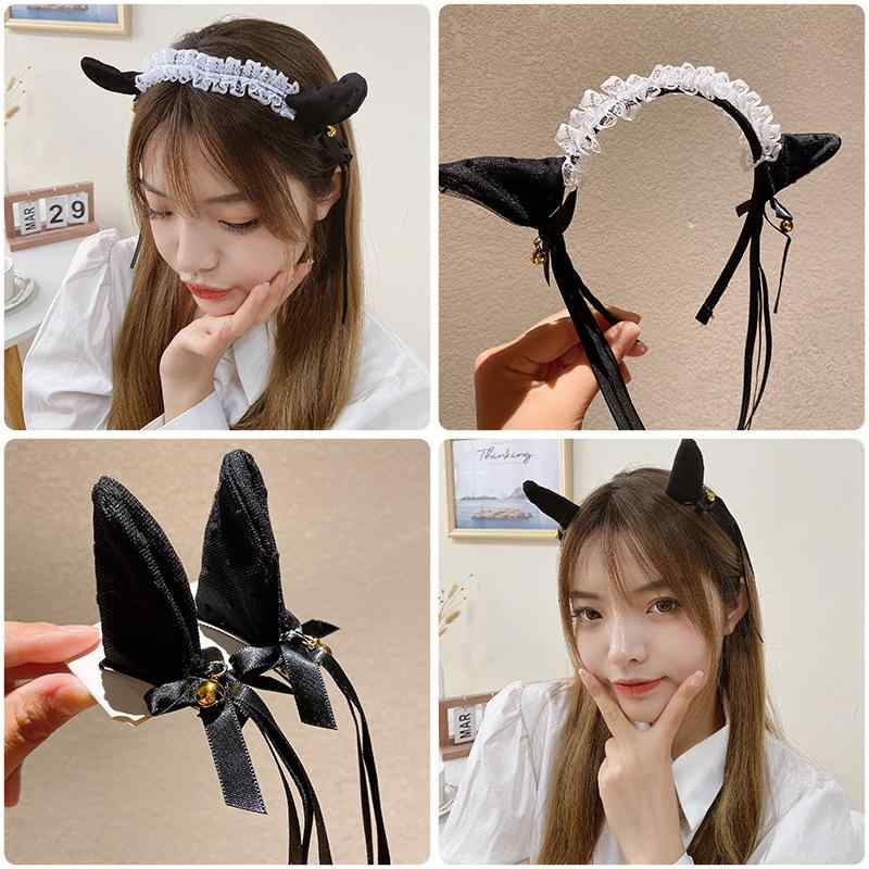 カチューシャ レディース うさ耳 猫耳 鹿角 ふわふわ ヘアアクセサリー 洗顔用 仮装 コスプレ パーティー ヘアクリップ