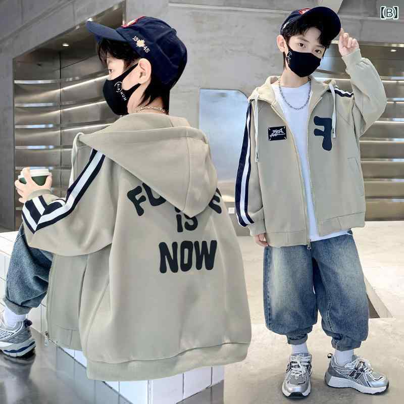 ジャケット キッズ 男の子 長袖 春秋 野球ジャケット 韓国風 おしゃれ 柔らか素材 ...