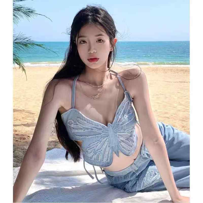・カテゴリ: チューブトップ・機能: 美背（バックオープン）・着丈: ウエスト丈・カラー展開: ブルー、ブラウン、ブラック・サイズ展開: フリーサイズ・スタイル: キャミソール、セクシー・カップタイプ: 超薄型カップ、3/4カップ・対象年齢: 18-40歳