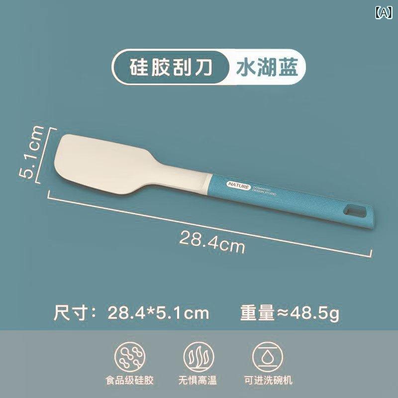スパチュラ シリコン製 耐熱 一体型 製菓用品 キッチンツール ケーキ クリーム バ...