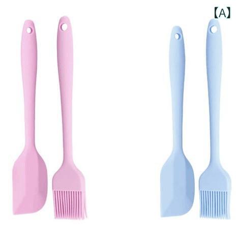 キッチンツール 耐熱 シリコン 一体型 スパチュラ 刷毛 泡立て器 セット 製菓用品