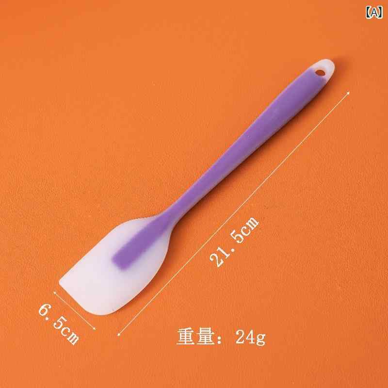 スパチュラ シリコン 一体型 耐熱 食品グレード 製菓道具 ケーキ お菓子作り キッ...