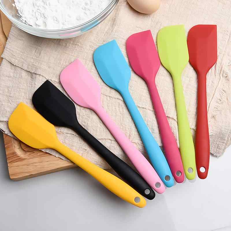 製菓道具 シリコン スパチュラ 一体型 Sサイズ ケーキ クリーム バター 耐熱 キッチン用品 調理器具 多機能 家庭用 便利 シンプル