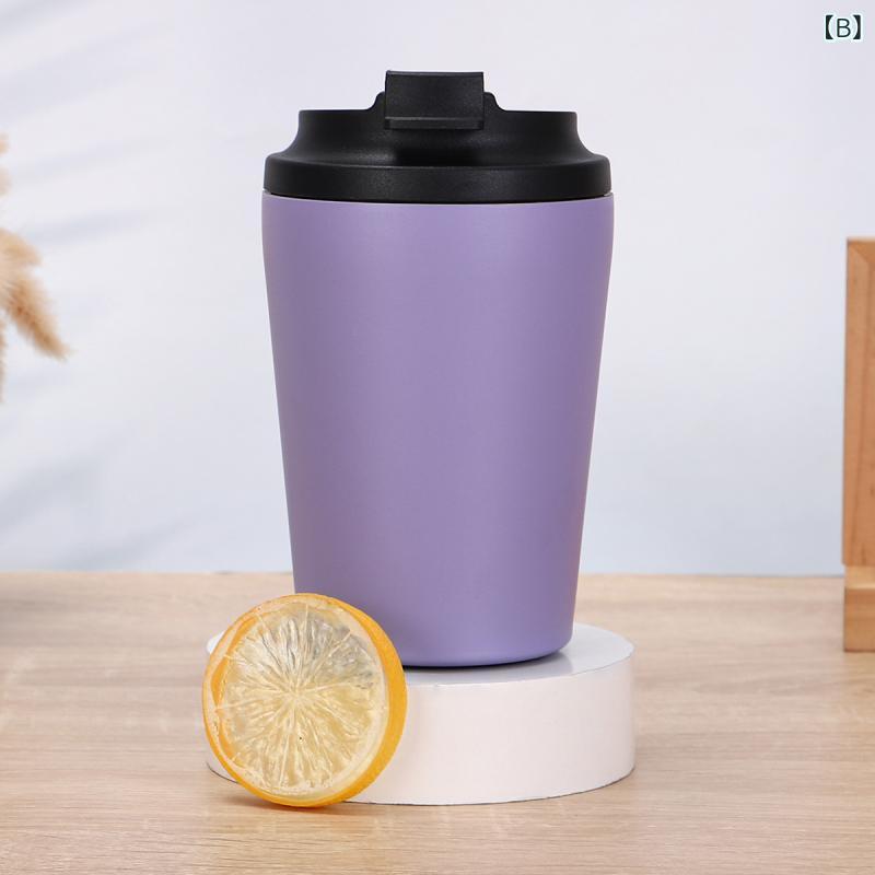 bloomelierの保温マグ レディース メンズ ステンレス 携帯用 直飲み ミニ 目盛り付き コーヒー用 シンプル 旅行 オフィス｜アングル3