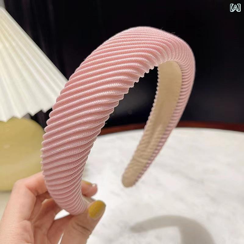 ・カテゴリ: ヘッドアクセサリー・スタイル: 韓国風・スタイル分類: 清新スイート・カラー展開: ピンク、紫、オフホワイト、ミルクキャラメル、ブラック、ダークブラウン・対象: 女性・デザイン要素: 楕円、幾何学