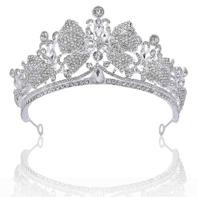 ・カテゴリ: ヘッドアクセサリー・スタイル: 欧米・性別: 女性・形状: クラウン・素材: 合金・加工: 電鍍・水晶種類: 白水晶・カラー: ラインストーンバタフライ・適用シーン: 結婚式、旅行記念、周年記念、表彰記念