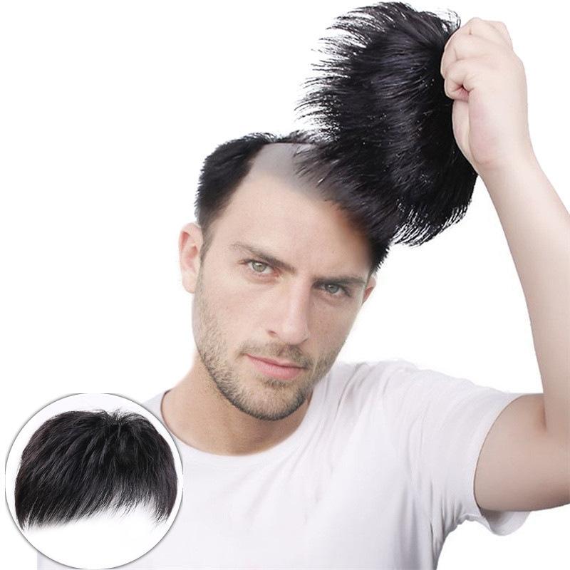 ・カテゴリ: ヘアピース・対象: メンズ・素材: 高温シルク・タイプ: ストレート・長さ: ショート・カラー展開: ブラック、ブラックブラウン