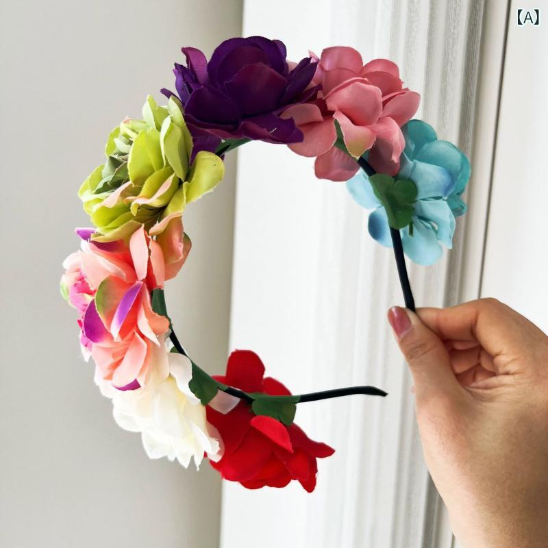 カチューシャ キッズ ヘアアクセサリー 花 モチーフ 高級感 ハンドメイド 髪飾り ヘアバンド かわいい レース リボン 発表会 結婚式