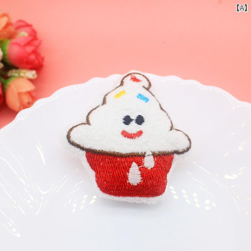 ブローチ かわいい レディース メンズ キッズ ぬいぐるみ風 食品モチーフ 目玉焼き...