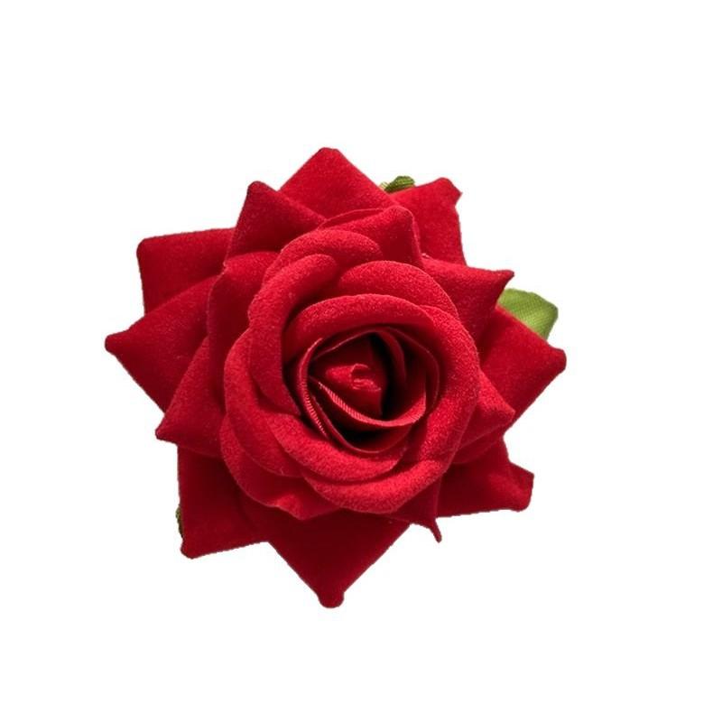 ・主な素材: 混合素材・スタイル: 人工バラ花ヘッドドレス・形状: 花・加工方法: 環境配慮・カラー展開: 赤、ピンク、ワインレッド、シャンパン、白、金黄、黒、ダークブルー・流行要素: バラ花・機能: 記念、装飾、両用・スタイル分類: 清新甘美・対象: 女性用・種類: ブローチ・流行要素分類: 植物花