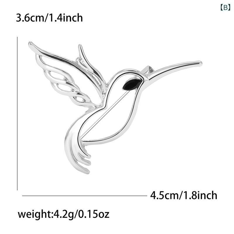 ブローチ レディース ハチドリ 鳥 モチーフ 合金 メッキ加工 かわいい 上品 カジュ...