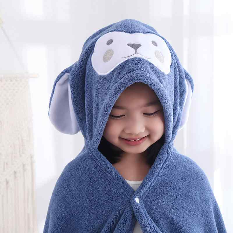 バスタオル フード付き 子供 ベビー 女の子 男の子 フード付きタオル ポンチョ タ...