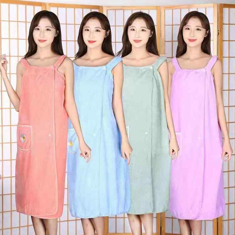 ・カテゴリ: バスローブ・主な素材: ポリエステル85%、珊瑚絨・対象: 女性・重量: 400g・カラー展開: ピンク、青、緑、紫・サイズ展開: 小サイズ（45-70kg）、大サイズ（70-95kg）