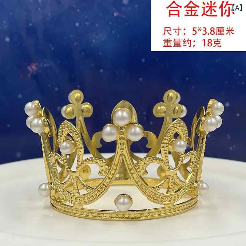 bloomelierのカチューシャ キッズ ティアラ クラウン 女の子 ヘアアクセサリー ヘッドドレス キラキラ クリスタル パール 電気メッキ加工 プリンセス お姫様 王冠 子供用 誕生日 ハロウィン クリスマス 発表会 結婚式｜アングル2