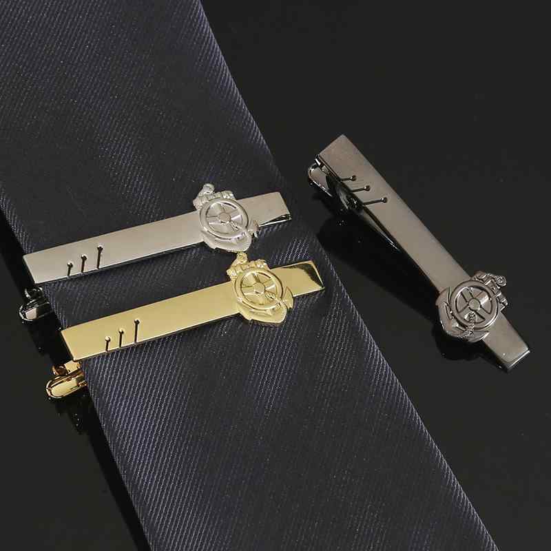 Rakuten - ネクタイピン メンズ 船錨モチーフ スーツ アクセサリー ビジネス 結婚式 冠婚葬祭 電気メッキ加工 真鍮製 シンプル おしゃれ