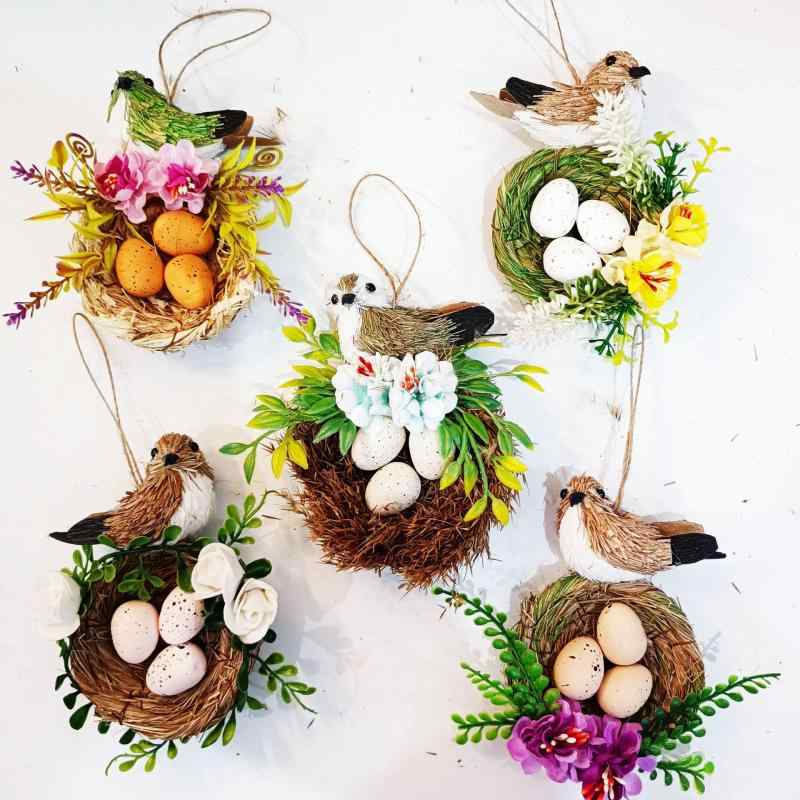 楽天市場】鳥の巣 オブジェの通販