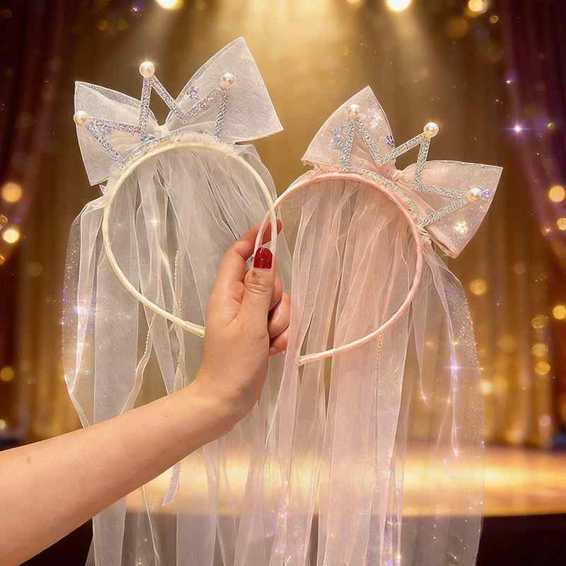 ・カテゴリ: ヘアアクセサリー・スタイル: 子供・形状: リボンび・水晶: 白水晶・柄: 皇冠・装飾要素: 金属、水晶、皇冠、チュール・カラー: ピンク・対象: 子供・対象年齢: 0-3歳、3-6歳、6-10歳、10歳以上