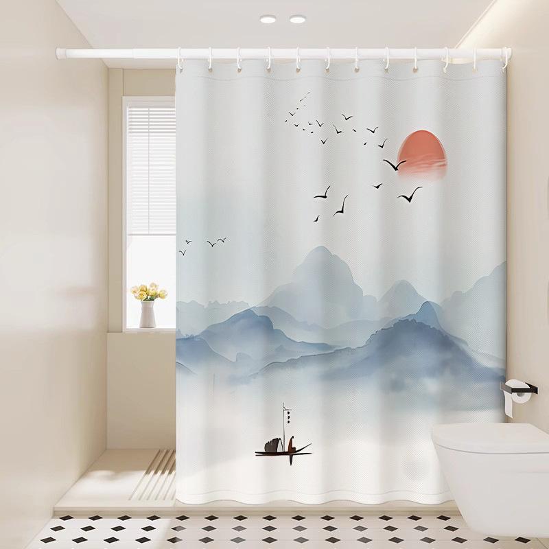 ・カラー展開: 禅意、晨曦、平湖、雲霧飛鳥・タイプ: 掛環・綁帶付き単帘、伸縮杆・掛環・綁帶付きセット・サイズ展開: 幅80×丈180cm、幅100×丈180cm、幅100×丈200cm、幅120×丈180cm、幅120×丈200cm、幅150×丈180cm、幅150×丈200cm、幅180×丈180cm、幅180×丈200cm