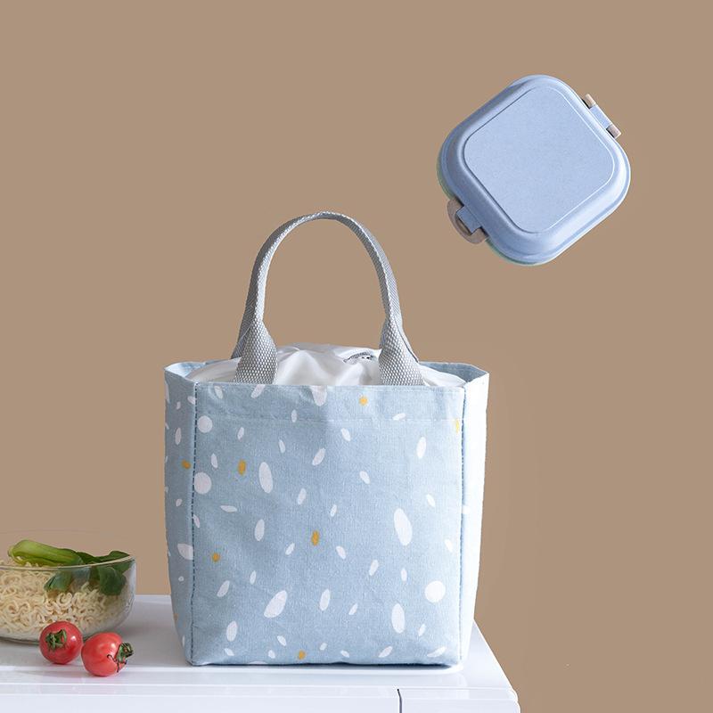 お弁当袋 レディース メンズ 保温バッグ 厚手 巾着タイプ 大容量 保冷 トートバッグ ランチバッグ 通学 通勤 おしゃれ