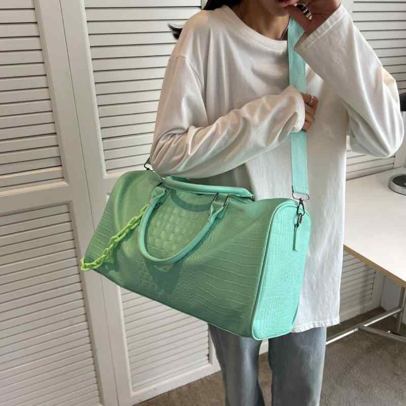 ・容量: 20-35L・素材: PU・裏地: PU・柄: クロコダイル・スタイル: トレンド・カラー展開: ブラック、ホワイト、ローズピンク、ブラウン、グリーン、イエロー・性別: ユニセックス・用途: サイクリング