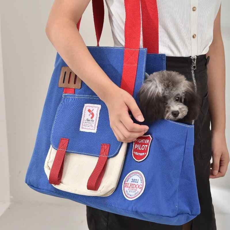 キャリーバッグ ペット用 レディース メンズ ワンショルダーバッグ 肩掛け 手提げバッグ 帆布 キャンバス 通気性 軽量 外出 お出かけ 旅行 散歩 防災 避難 持ち運び 便利