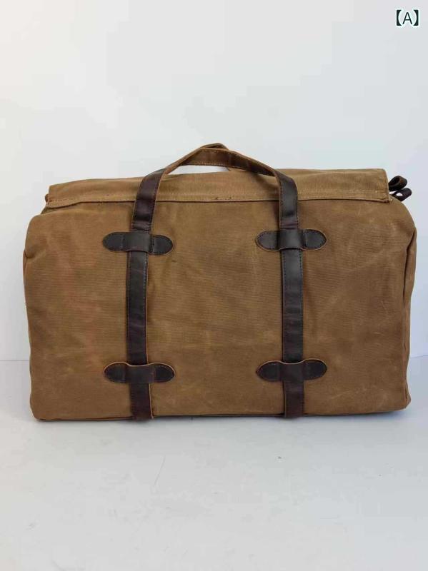 Carry Cases - ボストンバッグ メンズ 旅行バッグ 帆布 撥水 大容量 手提げ 斜めがけ 防水 耐摩耗 軽量 レトロ キャンバス カジュアル 1泊 2泊 トラベルバッグ 出張