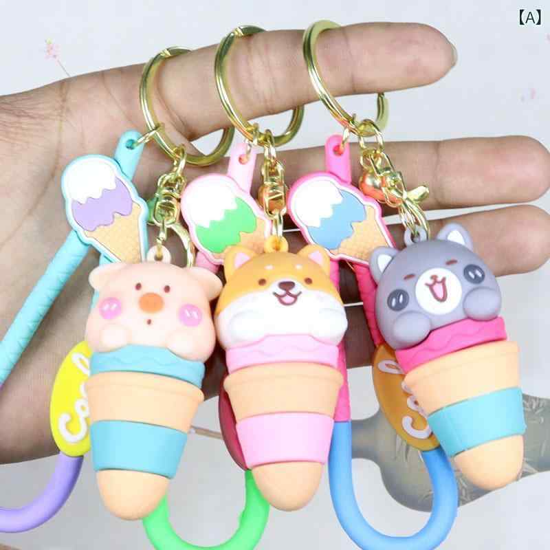 キーホルダー かわいい 動物 スクイーズ 伸縮 ストレス解消 シリコン キーリング バッグチャーム 鍵 キャラクター かわいい bloomelier-10381881 bloomelier サンプル画像2