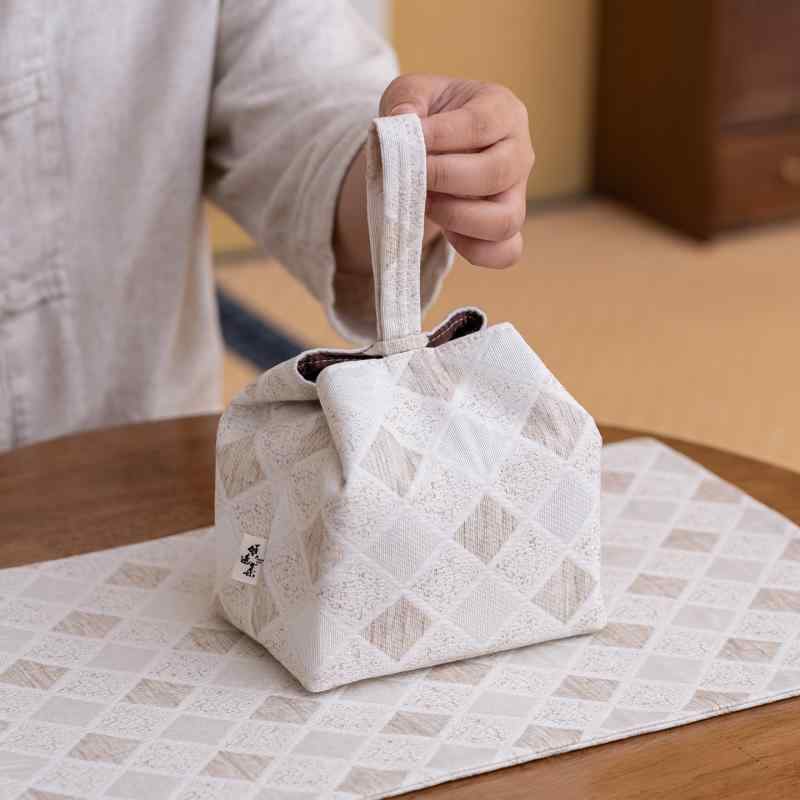 ・カテゴリ: 茶道用品・素材: 布・重量: 約0.5kg・入数: 20個・スタイル: 新中国風・カラー: 方灰格
