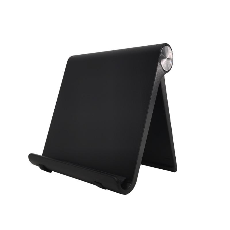 スマホスタンド 卓上 タブレットホルダー 携帯ホルダー 折りたたみ式 軽量 滑り止め 角度調整可能 持ち運びに便利 デスク用 汎用 ABS素材 ブラック