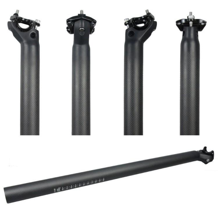 乐天商城 - シートポスト 自転車用 フルカーボン 軽量 オフセット 33.9mm 折りたたみ自転車 大行 ロードバイク クロスバイク パーツ 消光 艶消し 艶あり