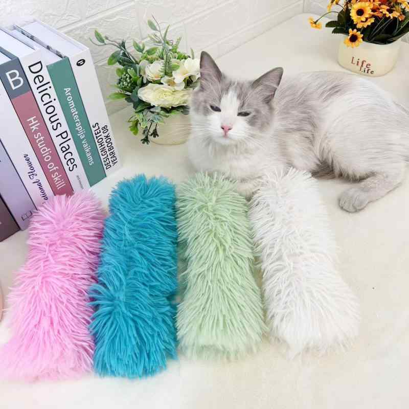 おもちゃ 猫用 枕 クッション 猫薄荷入り 長毛 ぬいぐるみ 柔らかい 快適 睡眠 運...