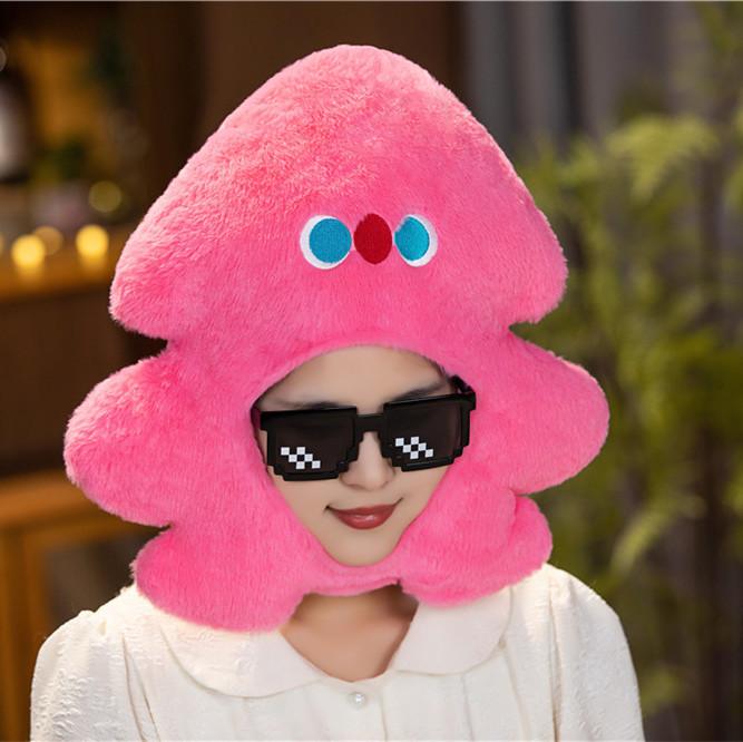 被り物 キッズ レディース メンズ かわいい ピンク おもしろ 帽子 イベント 撮影 小道具 かぶりもの ぬいぐるみ ハロウィン コスプレ 忘年会 新年会 パーティー グッズ