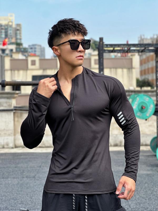 Tシャツ メンズ 長袖 スポーツウェア ランニングウェア 自転車 トップス トレーニ...
