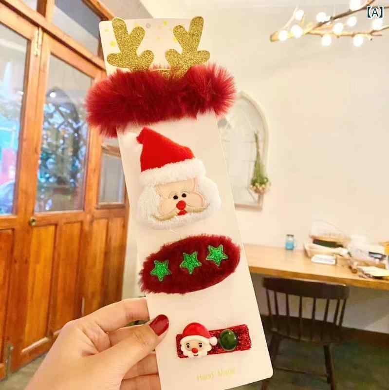 ヘアアクセサリー キッズ 女の子 ヘアピン カチューシャ ヘアゴム セット クリスマ...