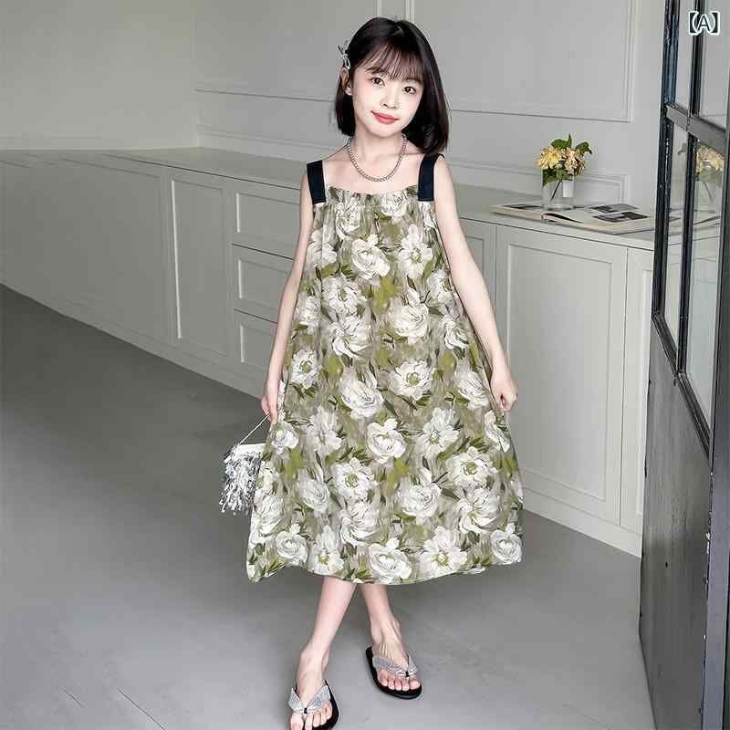 ・カテゴリ: 子供ルームウェア・スタイル: スイート・主な素材: アイスシルク(ポリエステル)・柄: 無地、花柄・厚み: 普通・性別: 女児・対象年齢: 3～8歳・サイズ展開: 110、120、130、140、150、160、170