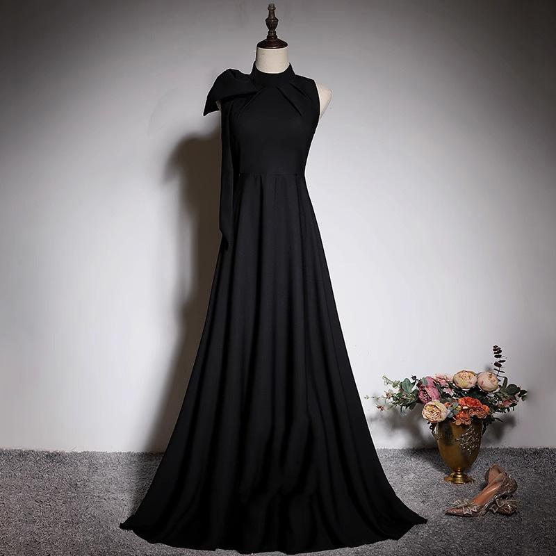 ・カラー展開: ブラック・サイズ展開: XS、S、M、L、XL、XXL、XXXL・スカートタイプ: Aライン・ディテール: ジッパー・デザイン: ハイウエスト・袖丈: ノースリーブ・スカート丈: ロング・腰型: ハイウエスト・性別: 女性・シルエット: スリム