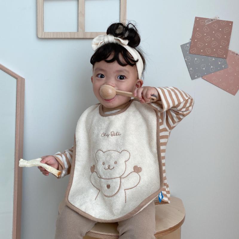 スタイ ベビー キッズ 男の子 女の子 よだれかけ 3重ガーゼ 綿 刺繍入り コットンスタイ お食事エプロン 柔らかい 洗顔タオル ミニタオル 持ち運び かわいい 防汚 赤ちゃん
