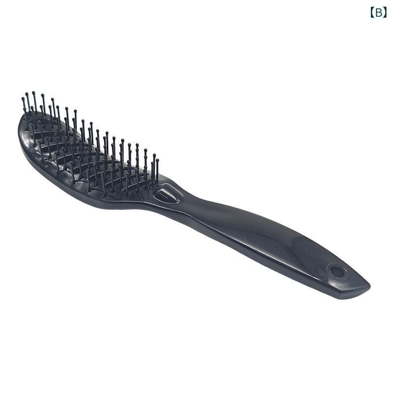 bloomelierのヘアブラシ メンズ レディース ガイドコーム ロールコーム スタイリング 髪くし 静電気防止 美容ツール｜アングル3