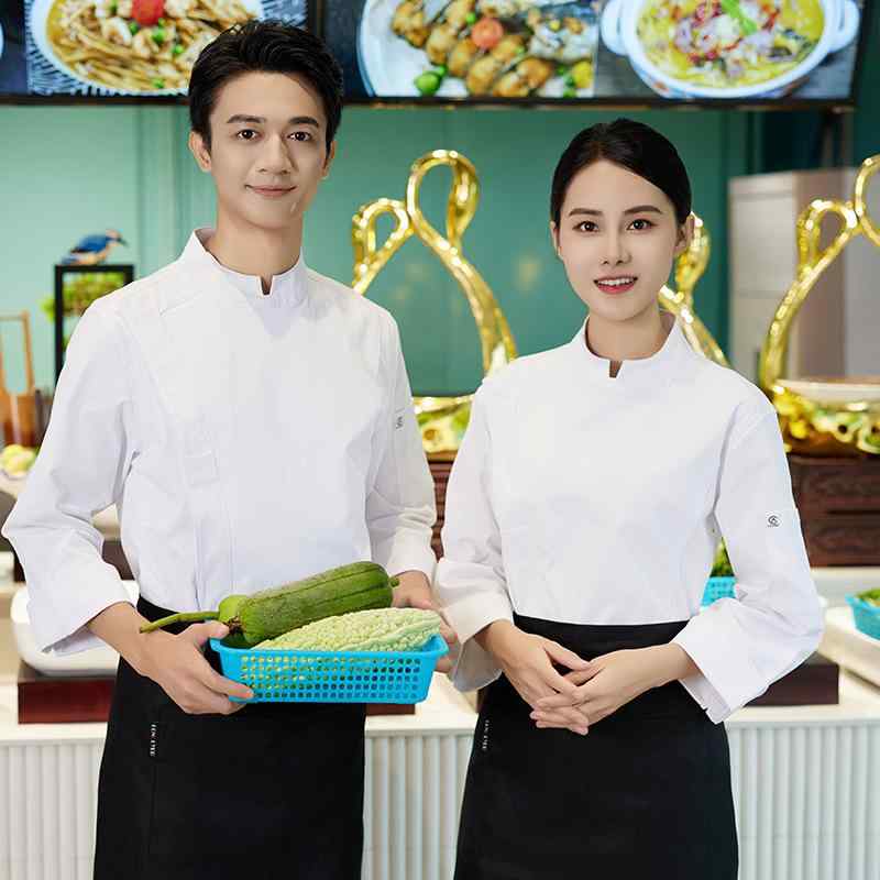 ・カテゴリ: ワークウェア、厨师服、服・着用対象: ユニセックス・パンツ丈: フルレングス・生地素材: ポリエステル、綿混合・袖丈: 長袖・カラー展開: トップス、トップス・エプロンセット、トップス・エプロン・メンズスラックスセット、トップス・エプロン・レディーススラックスセット・サイズ展開: M、L、XL、2XL、3XL、4XL