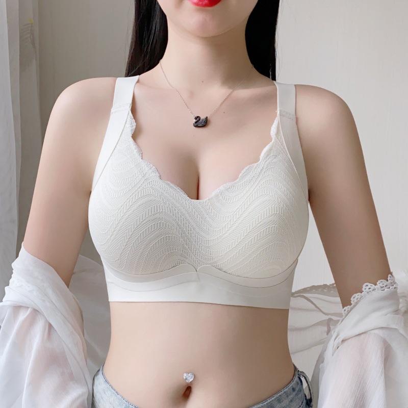 ブラジャー レディース 大きいサイズ 脇高 補正下着 胸が小さく見える 脇肉スッキリ 下垂防止 育乳 寄せ上げ フルカップ 薄手 ノンワイヤー 快適 伸縮 通気性 bloomelier-10487527 bloomelier パッケージ画像