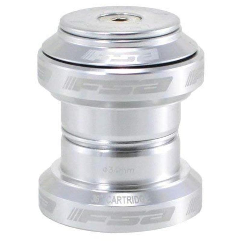 FSA Orbit MX 1-1/8Inches Threadless MTB Road Headset with Top Cap, Silver, NO.20, XTE1508