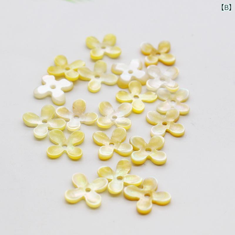 ビーズ レディース ハンドメイド 資材 貝殻 マザーオブパール 手芸 パーツ 紫陽花 花 モチーフ DIY 手作り ピアス かんざし ブレスレット 材料 素材 チャーム クラフト アクセサリーの商品画像 2