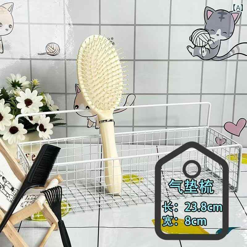 ヘアブラシ レディース ヘアケア 髪に優しい 持ち運び パドルブラシ クッションブラシ マッサージ 頭皮ケア 絡まない 艶髪 ボリュームアップ ロングヘア ウェーブヘア くし 整理 黄色 自宅用 旅行用 bloomelier-10521100 bloomelier サンプル画像2