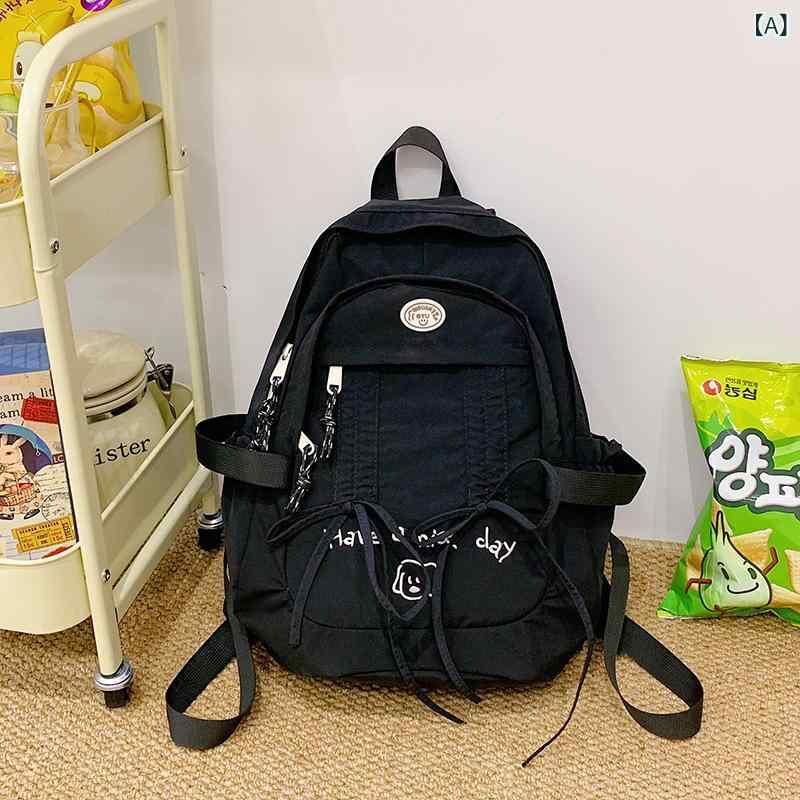 ・カラー: ブラック、カーキ、ブルー・対象: 男女兼用・使用シーン: 学校・主な素材: ナイロン・スタイル: カジュアル・容量: 20-35L・機能: 通気性・PC収納サイズ: 30.48cm・柄: 無地・裏地: ナイロン・装飾: ステッチ・背負い方式: クッションストラップ