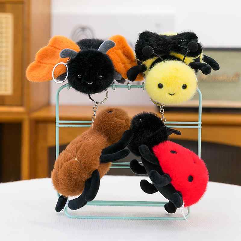・カテゴリ: ぬいぐるみ・動物モチーフ: 蜂、毛虫、セミ、蜘蛛、カタツムリ、テントウムシ・充填材: PP綿・毛質: 超柔短毛・高さ: 12cm・対象年齢: 14歳以上