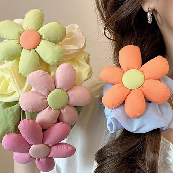 ・カテゴリ: ヘアアクセサリー・主な素材: 布・加工方法: 手作り・柄: 花柄・スタイル: 韓国風・タイプ: 高弾力・テイスト: 清新スイート・カラー展開: 梅紅、ピンク、ブルー、橘紅、ピンク、青緑