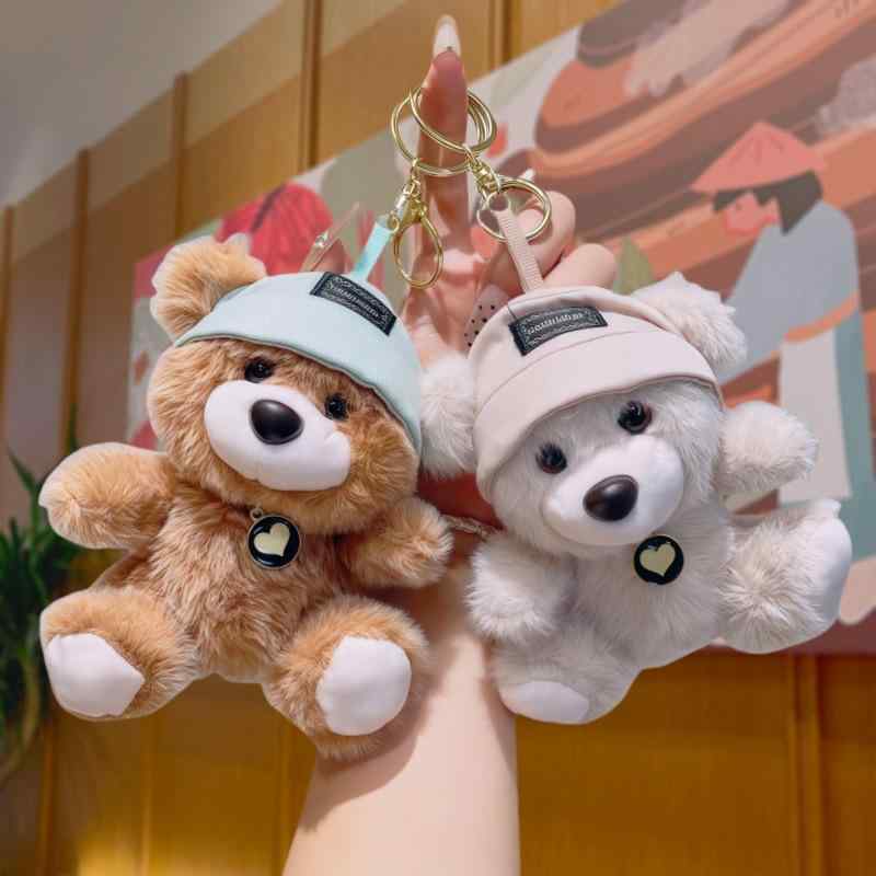 ぬいぐるみ キーホルダー レディース 香り付き クマ マスコット ふわふわ かわいい バッグチャーム 癒し 12cm プレゼント