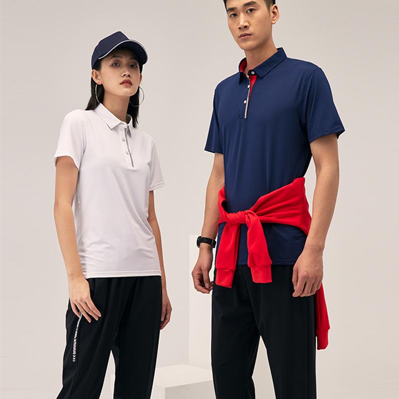 ・カテゴリ: Tシャツ・柄: 無地・スタイル: スポーツカジュアル・ネックライン: 襟付き・袖丈: 半袖・素材: ポリエステル 91.5%・着用対象: ユニセックス・対応シーン: ランニング、フィットネス、サイクリング、アウトドア、球技、ダンス・カラー展開: ホワイト、デニムブルー、グレー、レッド、ブラック、ネイビー・サイズ展開: 2XS、XS、S、M、L、XL、XXL、3XL、4XL