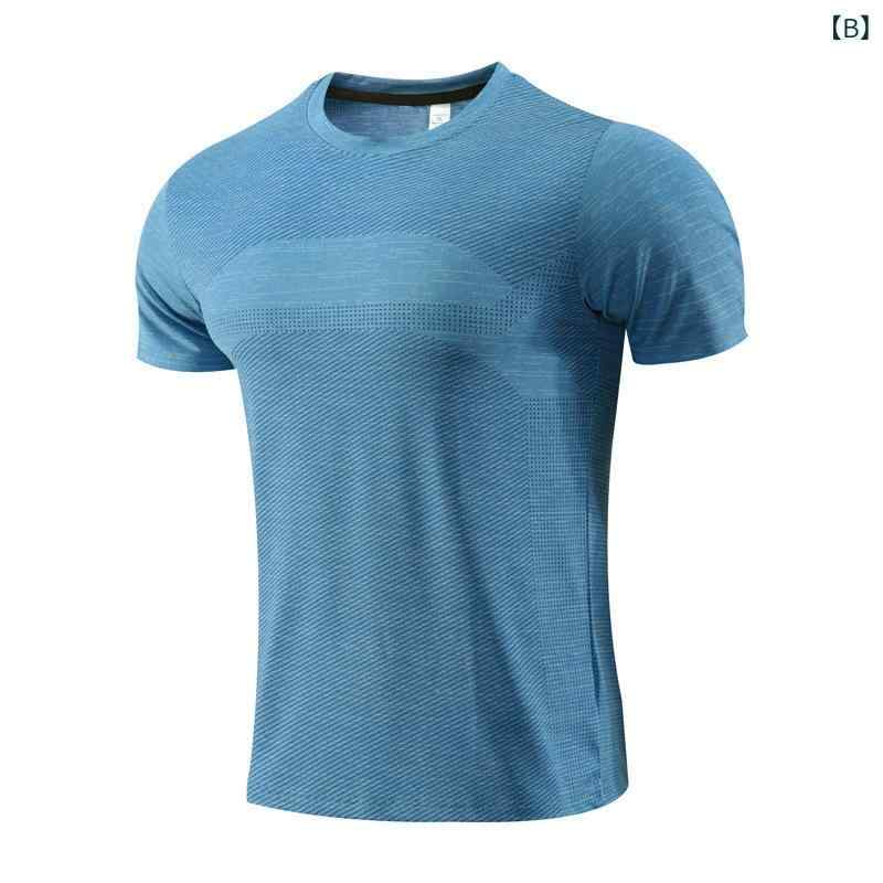 bloomelierのTシャツ メンズ 半袖 春夏 吸汗速乾 接触冷感 スポーツ ランニング マラソン 陸上 ウェア ジム トレーニング フィットネス 伸縮 ストレッチ 丸首 無地 カジュアル トップス｜アングル3