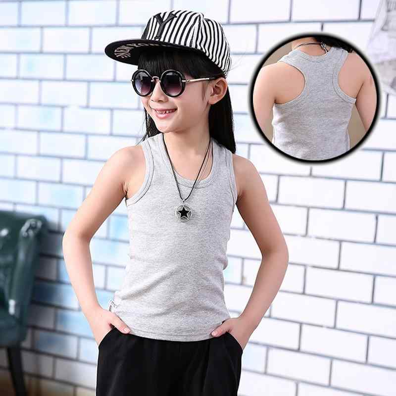 タンクトップ キッズ コットン キャミソール 無地 子供 インナー ジュニア 男の子 ...